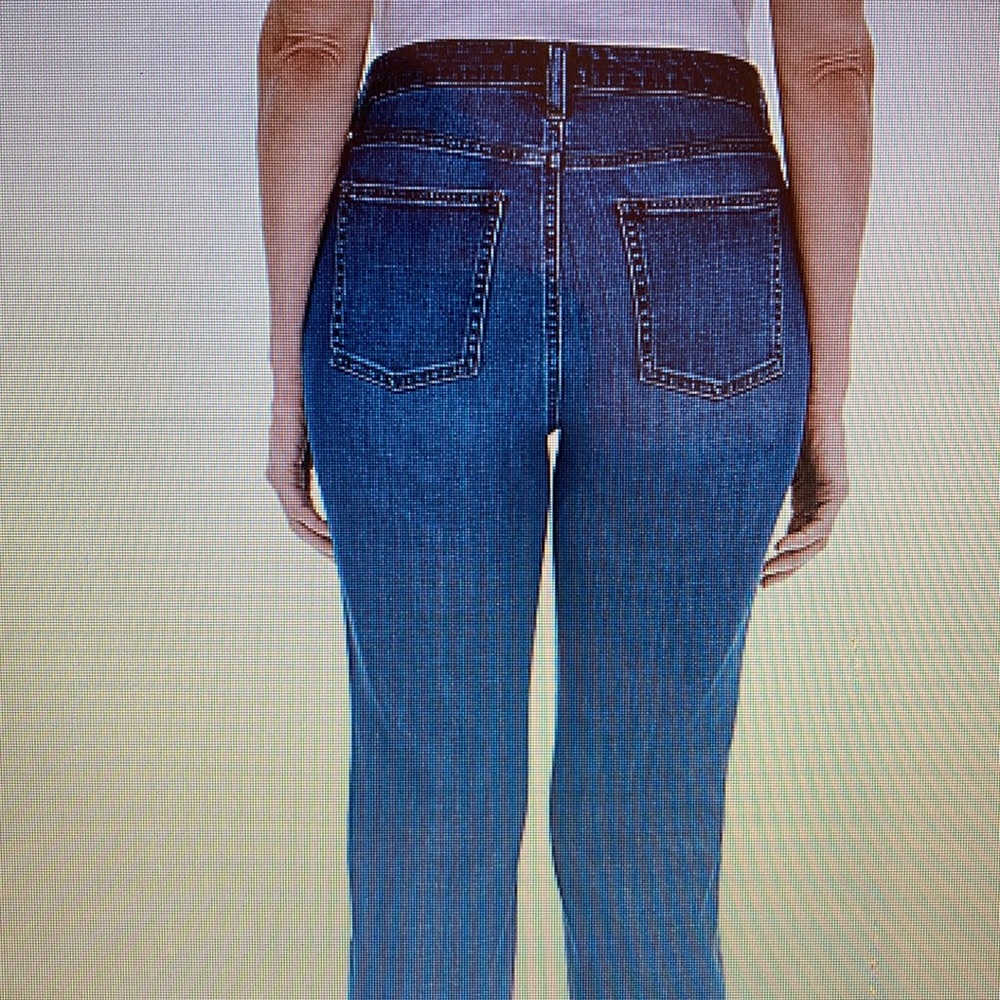 Lovely Eileen Fisher stretch straight leg jeans - Picture 12 of 12